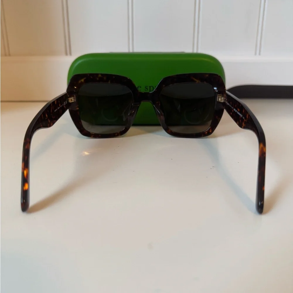 Kate Spade Women’s Naomi Brown Square Sunglasses with Case